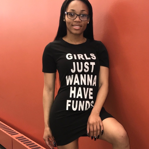 Wicked Body Framez Dresses & Skirts - “Girls Just Wanna Have Funds” Dress